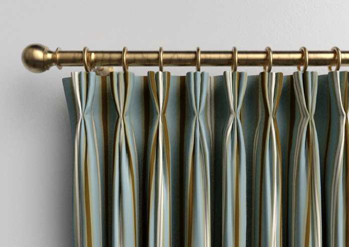 The British Stripe Co. Charles, Derwent No.1 - Made to Measure Curtains - Image 11